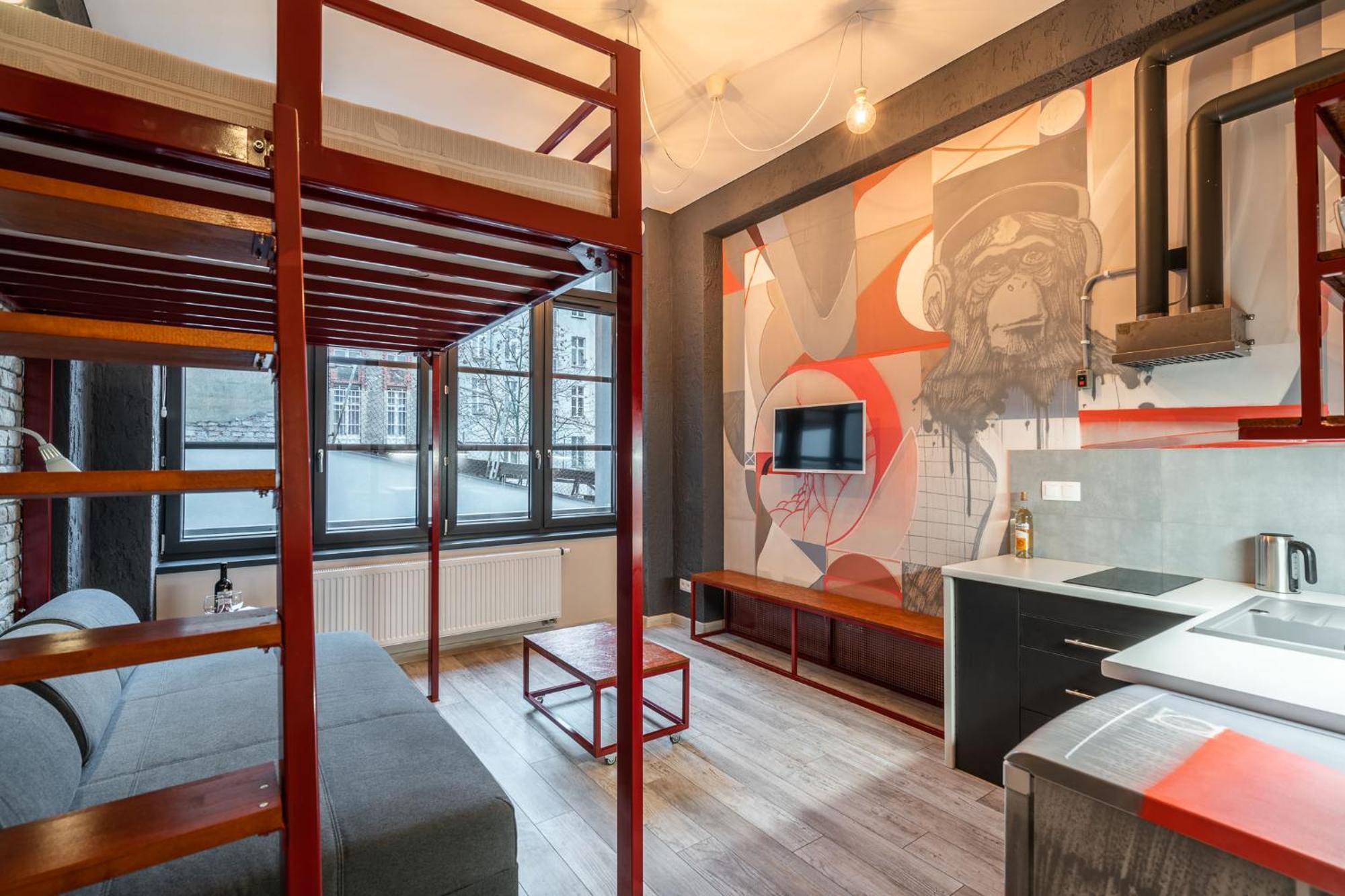 Graffiti Apartments Вроцлав Экстерьер фото