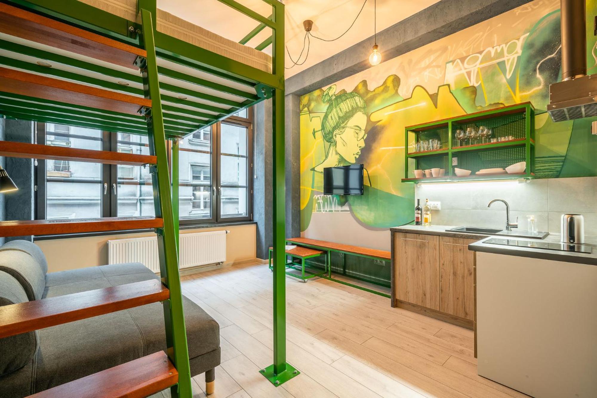 Graffiti Apartments Вроцлав Экстерьер фото